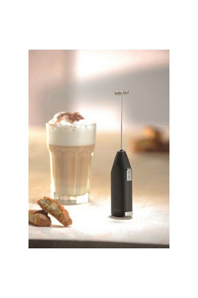 GEFU 12000RPM Stainless Steel Automatic Milk Frother Black and Silver