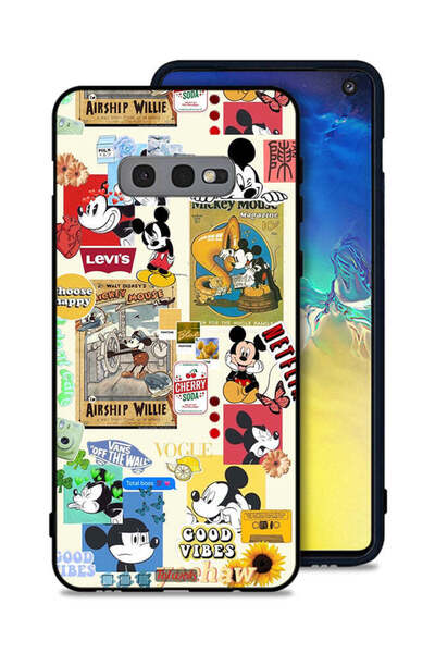 Tolwak Samsung Galaxy S10e Protective Case Cover Chose Happy And Stickers