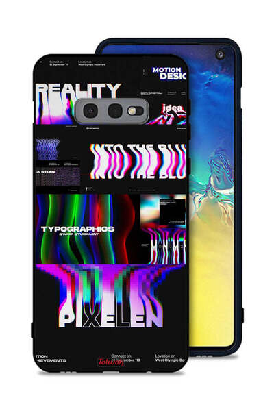 Tolwak Samsung Galaxy S10e Protective Case Cover Motion Design