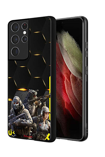 Tolwak غطاء حماية لهاتف Samsung Galaxy S21 Ultra 5G بخلفية Cyberpunk
