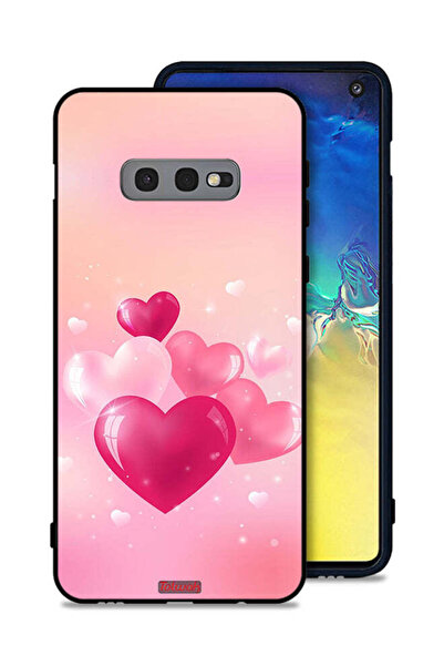 Tolwak Samsung Galaxy S10e Protective Case Cover Beautiful Hearts Art