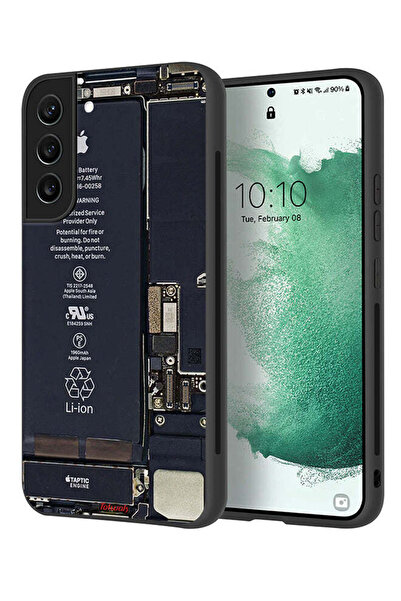 Tolwak غطاء حماية لهاتف Samsung Galaxy S21 Plus 5G بنمط دائرة الهاتف