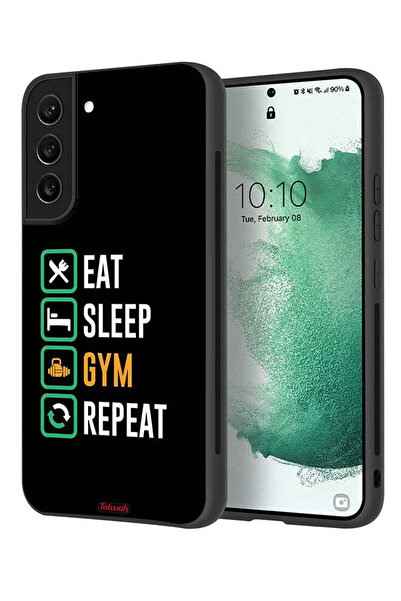 Tolwak غطاء حماية لهاتف Samsung Galaxy S21 5G، تناول الطعام، النوم، صالة الأل...