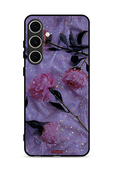 Tolwak غطاء حماية لهاتف سامسونج جالاكسي A56 5G بنقشة ورود لامعة