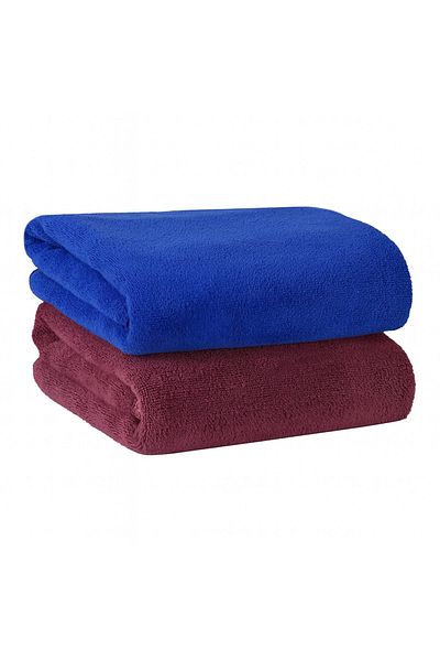 Fabienne 2-Piece Microfiber Bath Towel 70*140cm, Soft, Durable, Super Absorbent
