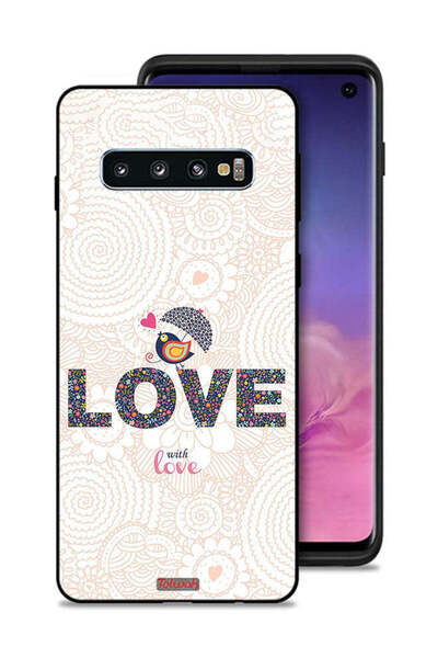 Tolwak غطاء حماية لهاتف سامسونج جالكسي S10 - Love With Love