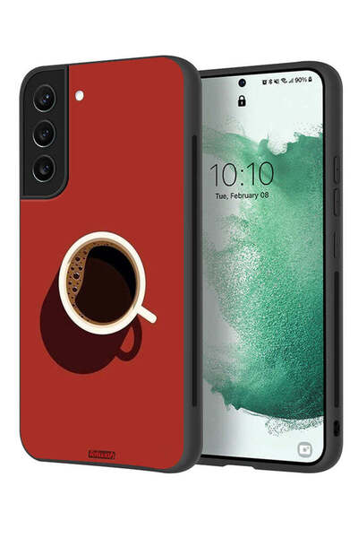 Tolwak غطاء حماية لهاتف سامسونج جالاكسي S21 بلس 5G، رسم فنجان قهوة