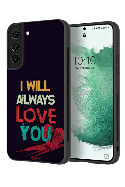 Tolwak غطاء حماية لهاتف سامسونج جالاكسي S22 بلس 5G سأحبك دائمًا