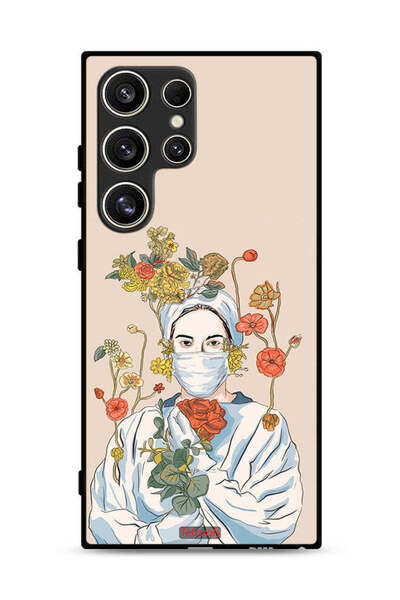 Tolwak Samsung Galaxy S24 Ultra 5G Protective Case Cover Nurse Art