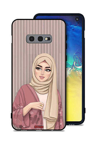 Tolwak غطاء حماية لهاتف سامسونج جالاكسي S10e برسومات فتاة محجبة