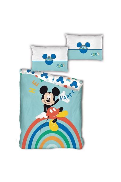 Disney Mickey Mouse Microfiber Duvet Set + Bonus Microfiber Backpack – 90 cm