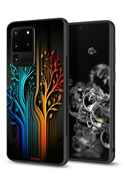 Tolwak غطاء حماية لهاتف سامسونج جالكسي S20 ألترا برسومات أوراق الشجر