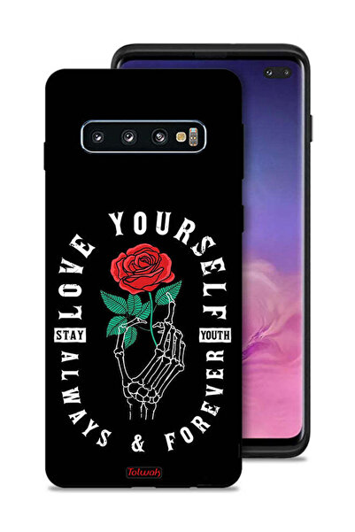 Tolwak غطاء حماية لهاتف سامسونج جالكسي S10 بلس - أحب نفسك دائمًا
