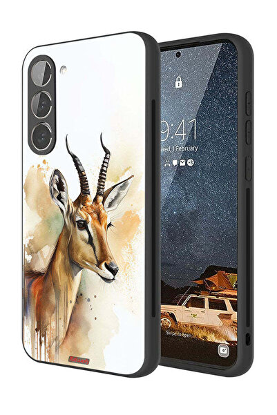 Tolwak غطاء حماية لهاتف سامسونج جالاكسي S23 بلس 5G بتصميم غزال تجريدي