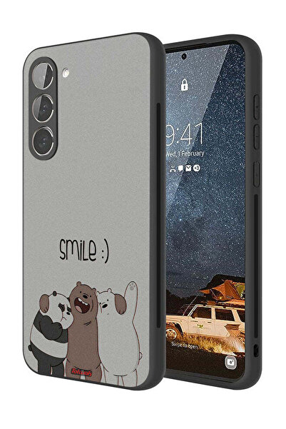 Tolwak غطاء حماية لهاتف سامسونج جالاكسي S23 بلس 5G بطبعة ابتسامة الأصدقاء