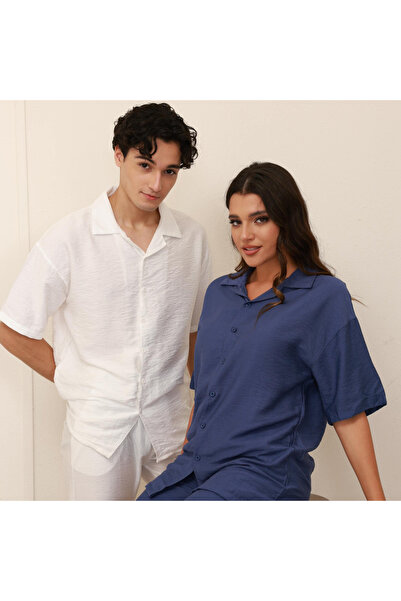 ALANAQA Summer oversized shirt set