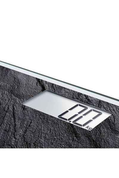 SOEHNLE Compact Slim Square Shaped Non-Slip Digital Bathroom Scale Anthracite 180kg