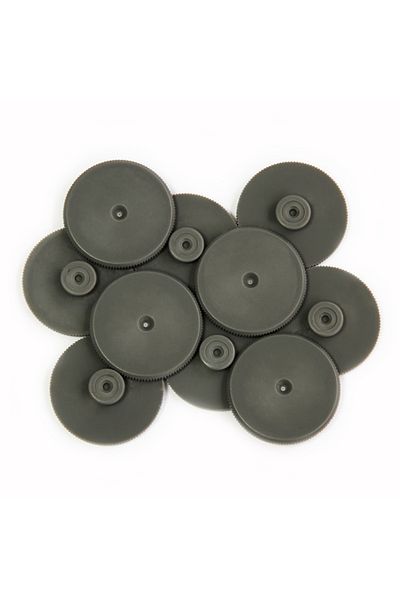 Deli 0152 SP Consumables Φ28×2.5mm 10PCS/BAG, GREY – Ideal for Heavy Punch Use
