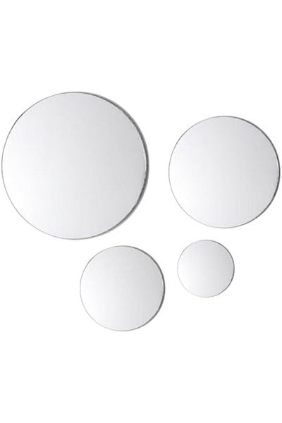 3XR 4 In 1 Blind Spot Mirror – Round Side Hd Glass Rearview Side Mirror Set For Cars, Suvs, Trucks