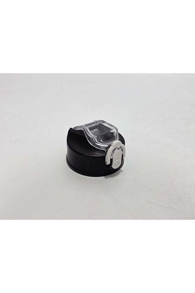 Hasyılmaz Automatic Straw Water Bottle Replacement Cap 57mm Black-White