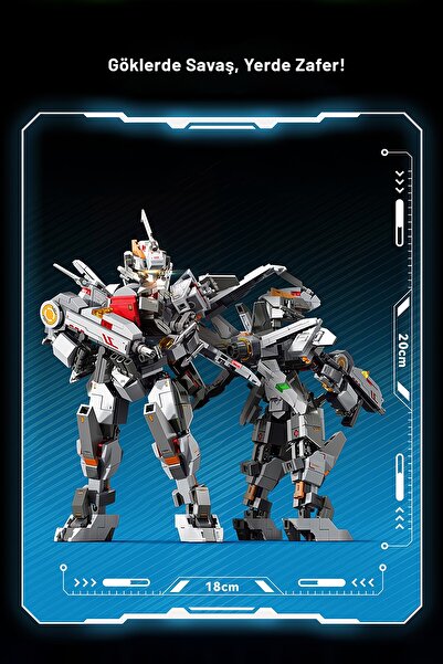 Sembo Block Fire Titan Ölümsüz Savaşçı Yapı Bloğu Seti