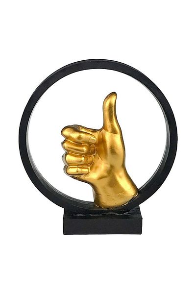 BV Decorative statuette, Hand with ok sign, 22 cm, 1711H-1