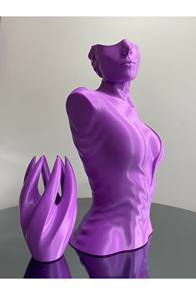 Goplast Premium Bijuterii decorative de culoare violet Manichin și mână Set d...