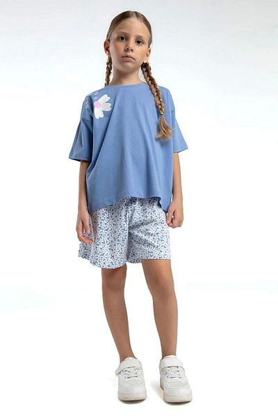 Rolypoly SET PANTALONI SCURT FATA - OPEN INDIGO