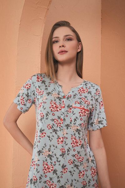 PJS Γυναικείο Σετ Μπλε Κάπρι 27092