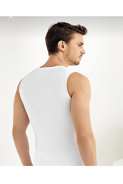 Şahinler *****Hawks, 6 Pack Men's White Lycra Sports Crew Neck Singlet