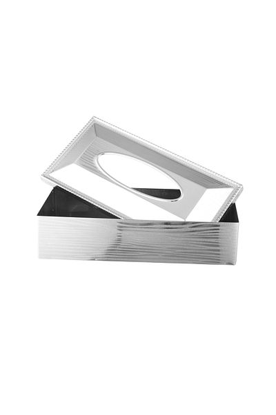 Dania Luxury design stainless steel silver tissue box
