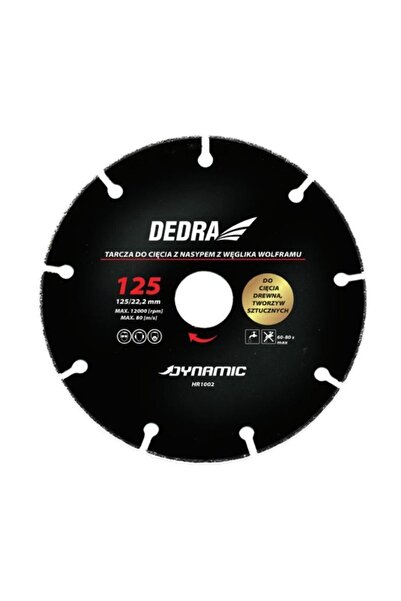 dedra Διαμαντένιος δίσκος με τμηματικές γωνίες, για ξύλο, πλαστικό, συνθετικά...