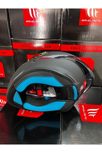 MT Helmets Targo S Sergio Garcia b5 (şeffaf vizörlü) kask