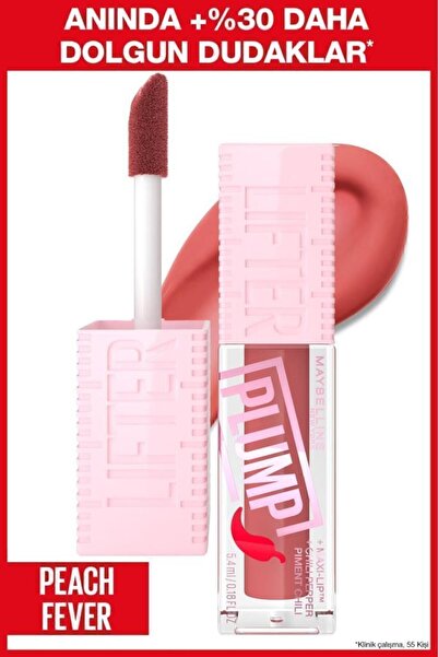 Maybelline New York Lifter Plump Dolgunlaştırıcı Dudak Parlatıcısı- 005 Peach...