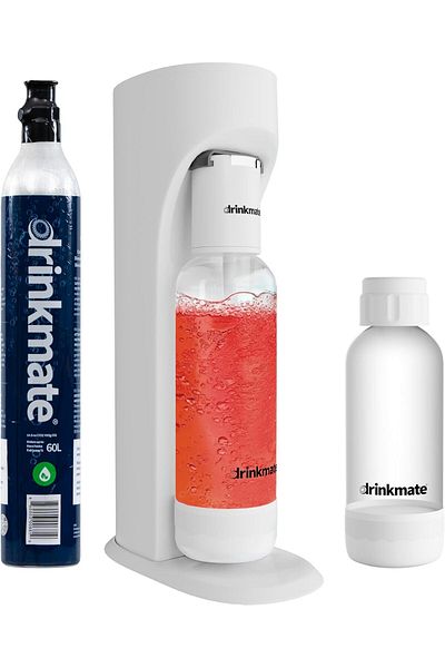 Drinkmate Omnifizz Sparkling Water And Soda Maker, Carbonates Any Drink, Special Bundle - Includes 6