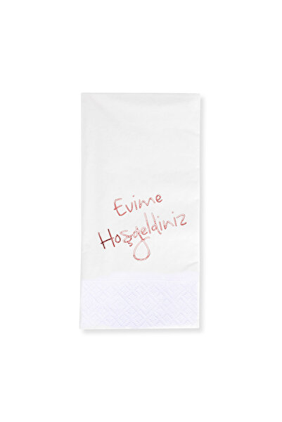 Story 33 × 33 سم ورق وردي وردي مرحبًا بكم في منزلك منقوش 16 قطعة 1/8 طبقة منا...