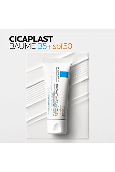 La Roche Posay La Roche-Posay Cicaplast Baume B5+ SPF 50: Soothing Repairing Balm for Dry, Irritated, & Sun-Exposed
