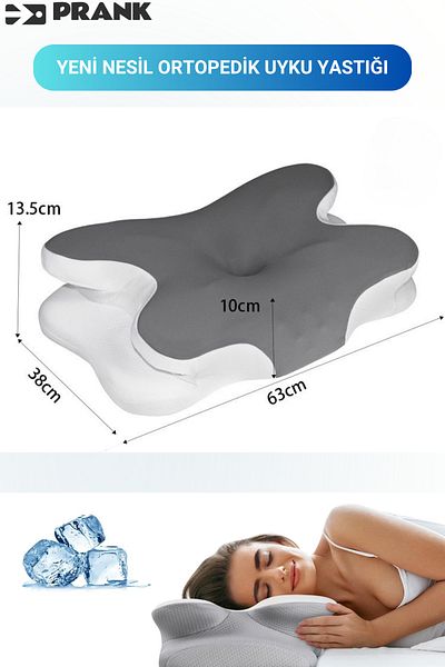 PRANK Viscoros New Generation Orthopedic Sleeping Pillow