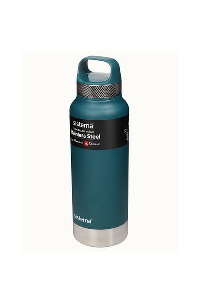 Sistema Leak Proof Double Walled Vacuum Insulated Stainless Steel Water Bottle Assorted Color