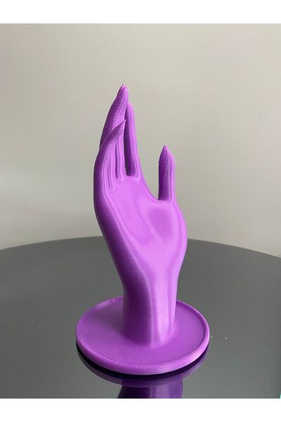 Goplast Premium Manechin de bijuterii de mână alb decorativ violet de 18 cm, ...