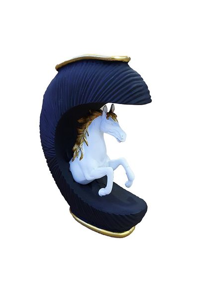 BV Decorative statuette Horse, Black, 20 cm, 091407C