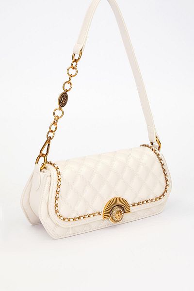 Levidor Premium Fan Lock Detail Bag Cream