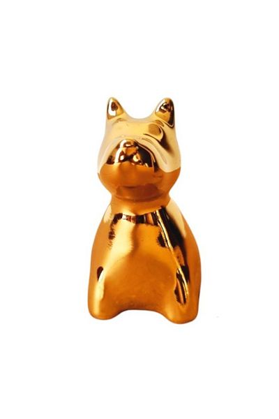 BV Decorative statuette, Dog, Gold, 7 cm, DV2702AU