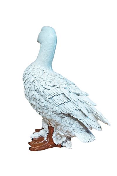 BV Duck with ducklings, White, 25 cm, JJ2422