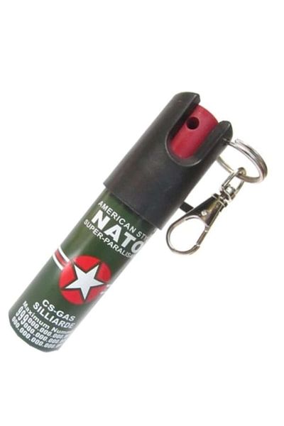 Nato Spray paralizant NATO, tip breloc, propulsie jet, 20 ml