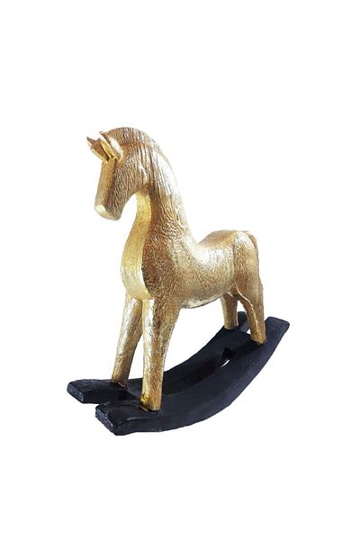 BV Decorative statuette, Golden Horse, 8506-3