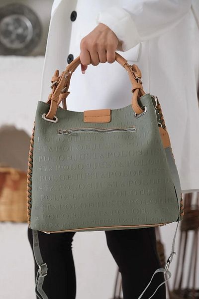 POLO CLUB Just Polo Women's Long Cross Strap 4 Compartment Shoulder & Hand Bag (31X27 cm)