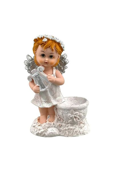 BV Decorative statuette, Angel with musical instrument, 19 cm, 1777H-1