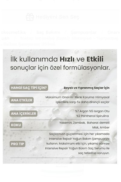 MAVİ UMAY Shampoo