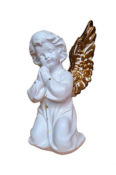 BV Decorative statuette, Angel, White, 29 cm, DVAN0032-3G
